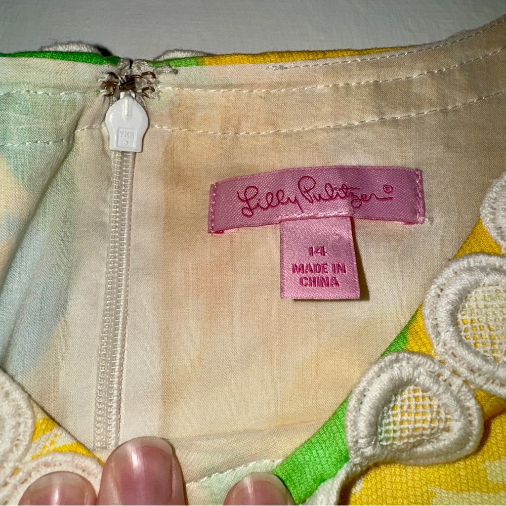 Lilly Pulitzer Mila Shift Dress in Sunglow Yellow - Picture 4 of 6